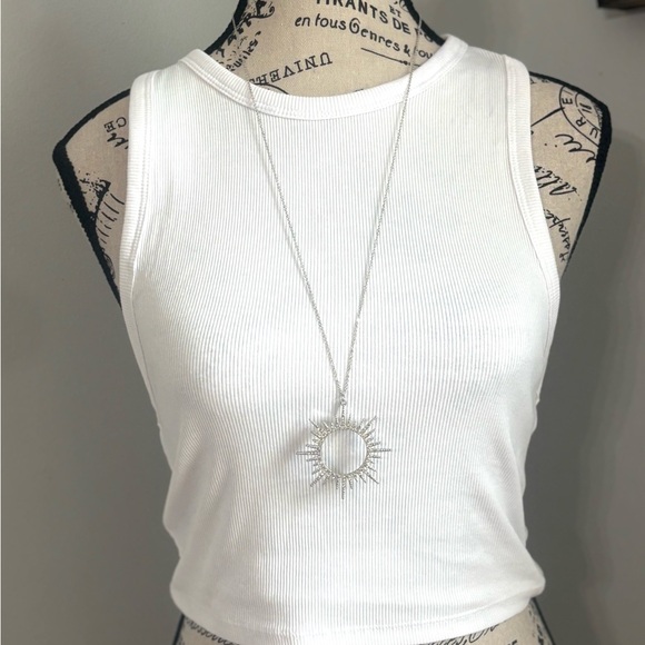 Sunburst Crystal Necklace - Picture 9 of 9